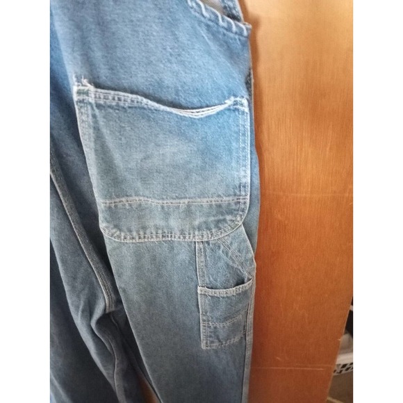 Key Imperial Vintage Work Farm Trucker Bib Overall Men 44 X 29 USA Vtg Carpenter - Picture 6 of 11